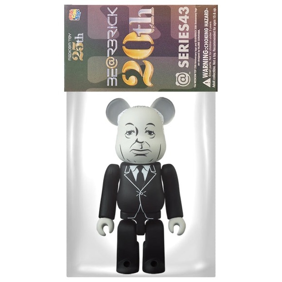 Medicom Be@rbrick 100% Series 43 Horror Alfred Hitchcock - Picture 1 of 4